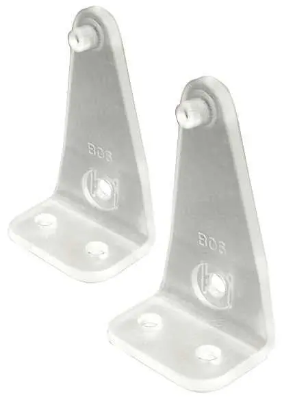 1-1/2" Mini Blind Hold-Down Bracket Set (2-Pack) 1