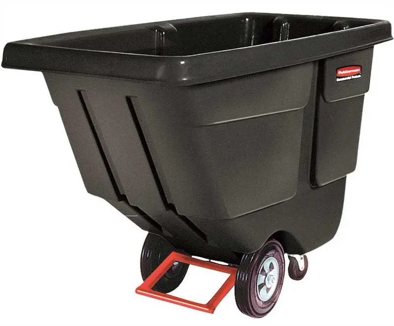 1–2 Cubic Yard Utility Tilt Truck – Heavy-Duty Black Design 1