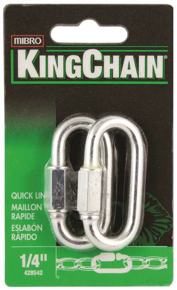 1/4-Inch Quick Link Connector – Pack Of 2 1