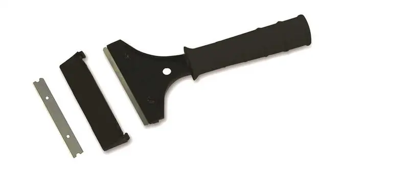12-Inch Carbon Steel Blade Window & Floor Scraper 1