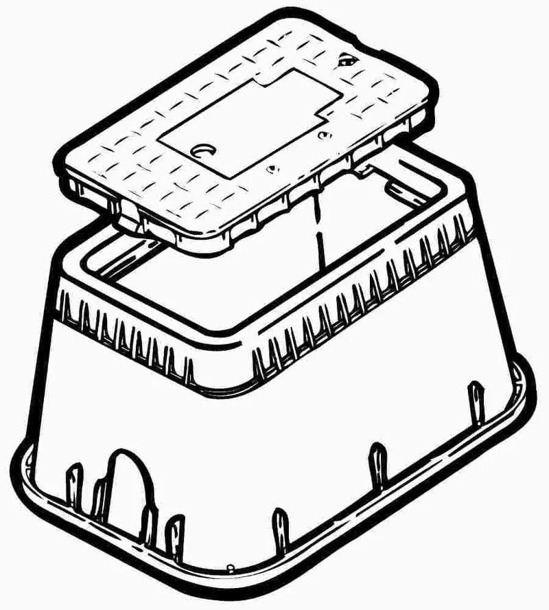 12-Inch Rectangular Meter Enclosure Box 1