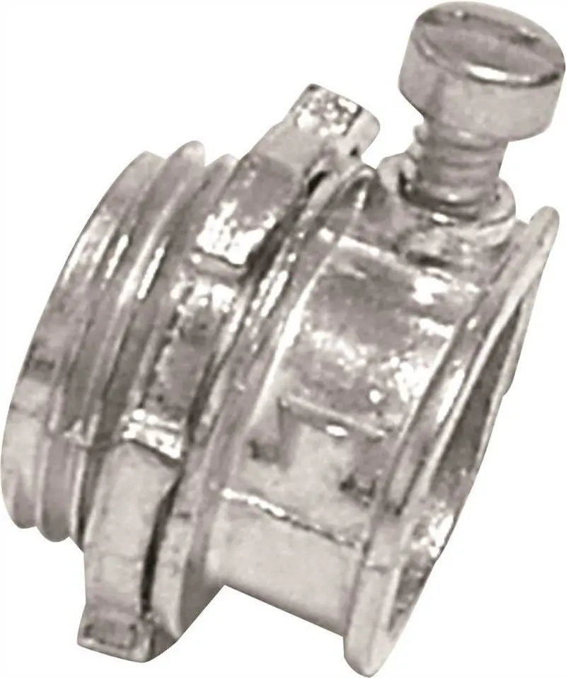 3/8" Set Screw Conduit Connector – Metallic, Ul Listed 1