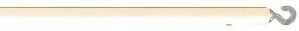 35.5-Inch Alabaster Wand For Premium Aluminum Storage Systems 1