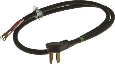4-Wire Range Power Cord – 40 Amp, 6 Ft. 1