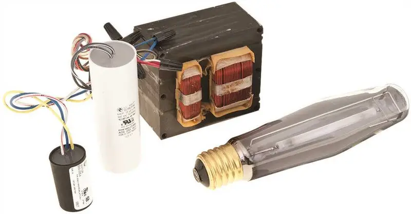 400W High-Pressure Sodium (Hps) Hid Ballast And Lamp Kit – 120–277V Ac 1