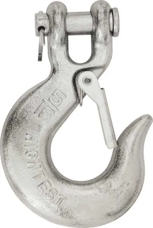 5/16-Inch Safety-Latch Slip Hook With Clevis 1