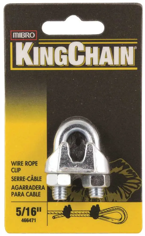 5/16-Inch Zinc-Plated Wire Rope Clip (Sold Individually) 1