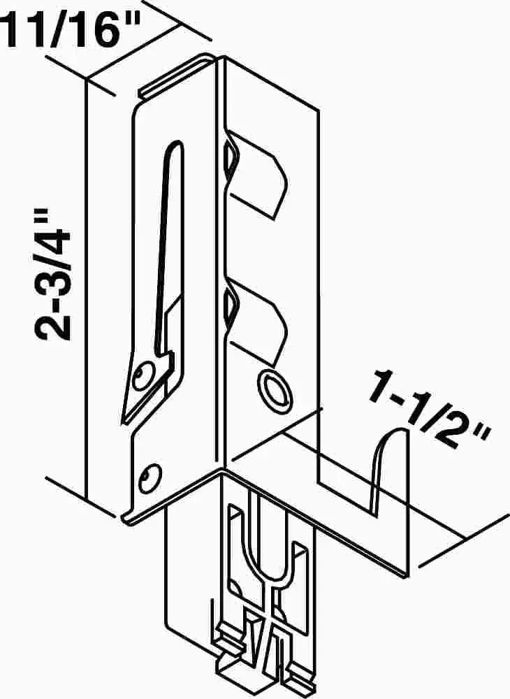 Adjustable Bifold Door Bottom Guide – Left & Right Pair 1