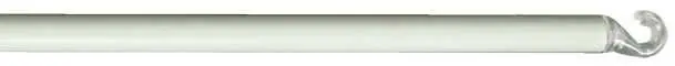 Adjustable Wand For 2-Inch Pvc Faux Wood Blinds – 29.5-Inch, White 1