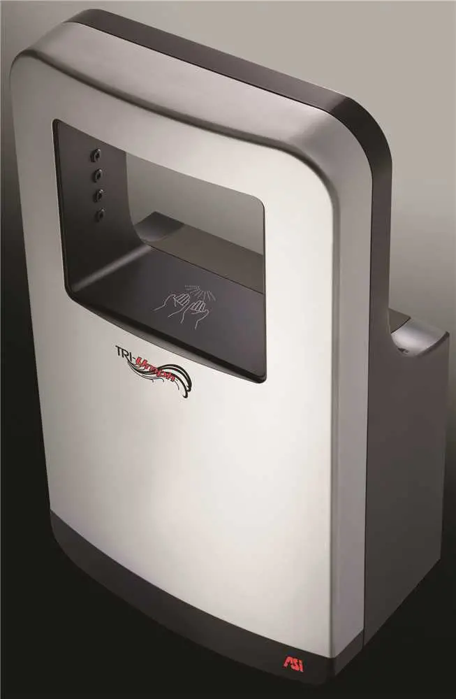 American Specialties High-Speed Hand Dryer – Stainless Steel Housing, 55–76 Cfm, 120V 1