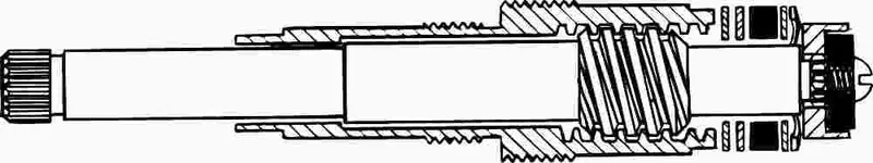 American Standard Colony Hot/Cold Tub Stem Assembly – 4-3/8 Inch Length 1