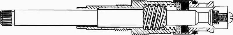 American Standard Diverter Stem – 5-5/8" Length, Replacement Assembly 1