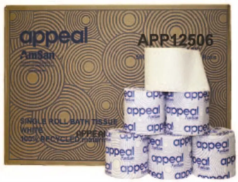 Appeal® 2-Ply Single-Roll Bath Tissue – 500 Sheets, 95 Rolls Per Case 1