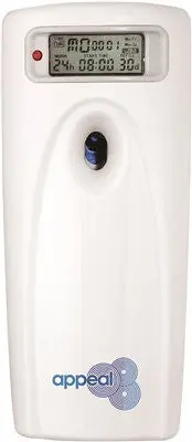 Appeal Mini Aerosol Dispenser With Lcd Timer – White, Adjustable 7/14/28-Minute Cycles 1