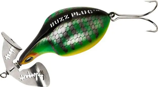 Arbo Buzz Plug Soft Plastic Lure – 1 Oz Perch Pattern 1
