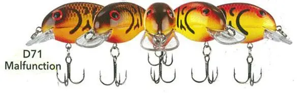 Bandit Dr-1 Deep Runner Crankbait – 1 To 4 Oz, 2-Inch Malfunction Color 1