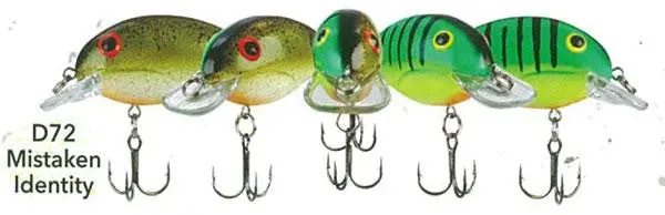 Bandit Dr-1 Deep Runner Crankbait – 1 To 4 Oz, 2-Inch Mistaken Identity Finish 1