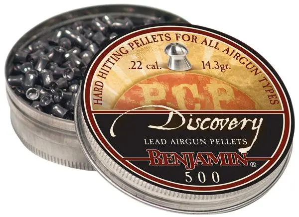 Benjamin .22 Caliber Pointed Pellets – 500-Pack 1