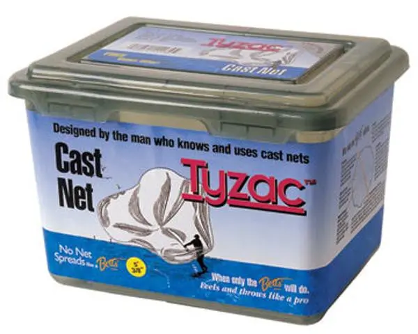 Betts Tyzac 3–8-Inch Mesh Cast Net – 3-Foot Radius, Boxed 1