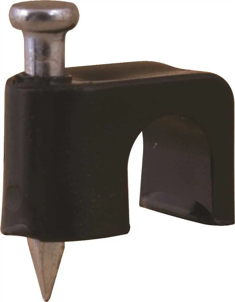 Black Masonry Coaxial Cable Strap – 1/4" Diameter 1