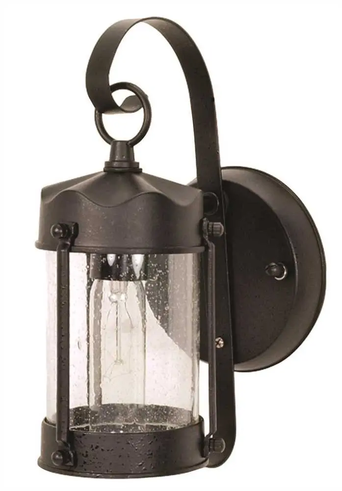 Black Outdoor Floor Lantern – 10.63-Foot Tall Freestanding Design 1