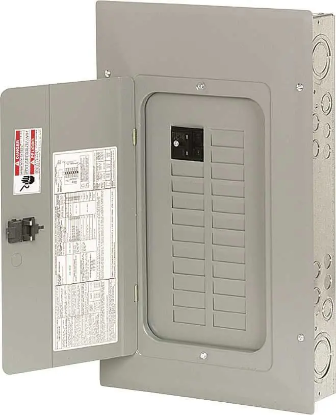 Br® 100A Indoor Main Breaker Load Center – 20-Space / 20-Circuit Panel 1