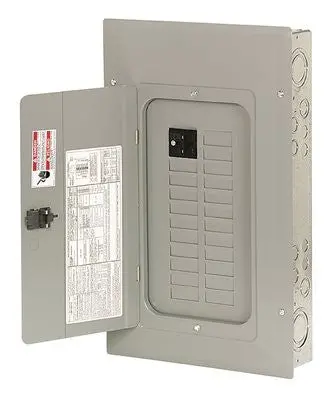 Br® 100A Indoor Main Breaker Load Center – 30-Space / 30-Circuit Configuration 1