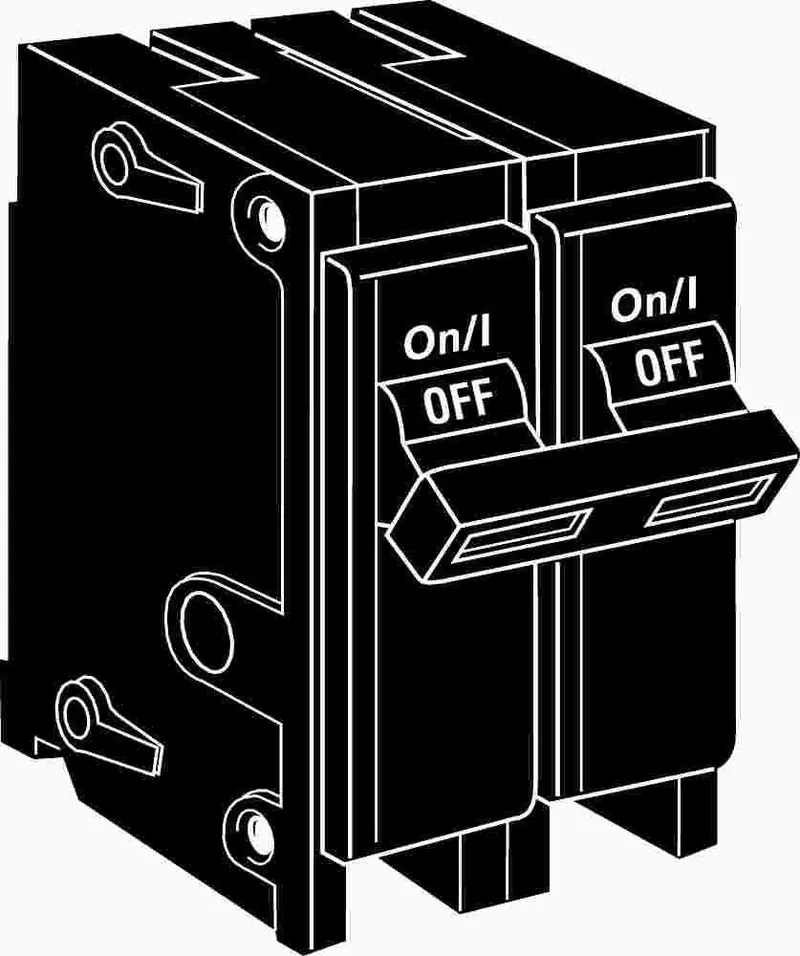 Br Series 20-Amp 2-Pole Circuit Breaker For Residential Electrical Panels 1
