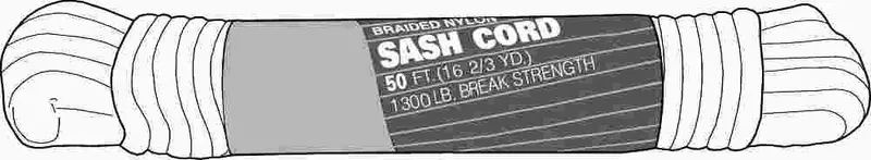 Braided Nylon Rope – #24, 1/4" Diameter, 50-Foot Length 1