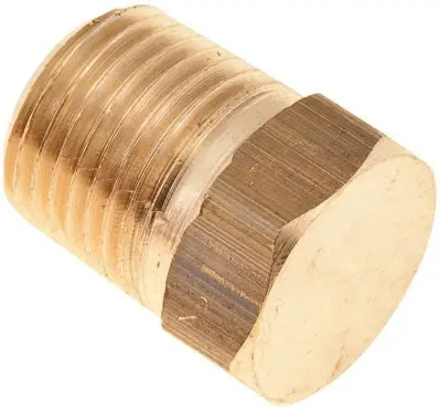 Brass Hex Head Plug – 1/8-Inch Npt Thread Size 1