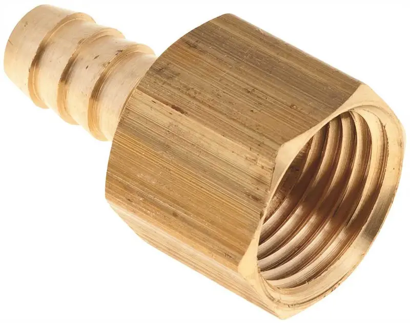 Brass Hose Barb Adapter – 3/8" Npt Male X 1/2" Hose Barb Fitting 1