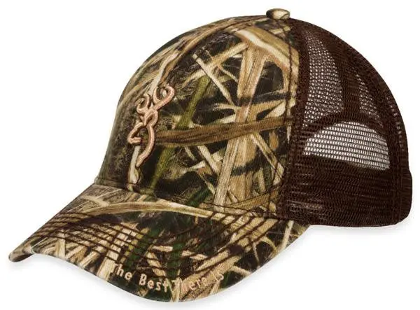 Brown Bozeman Cap – Mossy Oak Grass Blades Pattern 1
