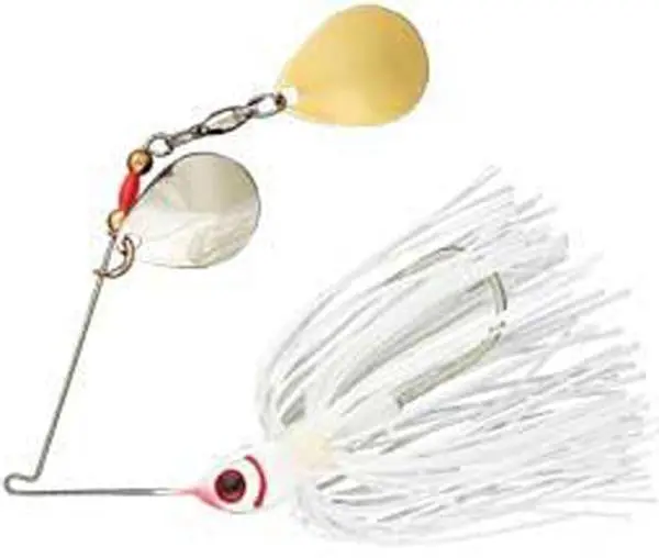 Bya Spinbot Double-Color 3/8-Ounce Snow White Soft Plastic Bait 1