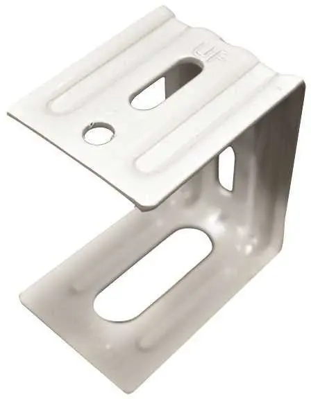 Center Support Bracket With Hardware For 2-Inch Faux Wood Mini Blinds (1 Bracket + 3 Screws) 1
