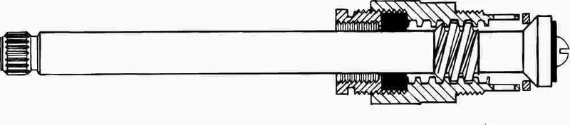 Central Brass Diverter Stem – Precision-Fit Replacement 1