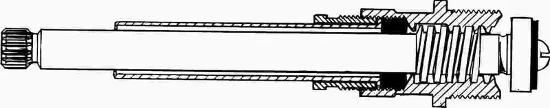 Central Brass Tub Stem Assembly – Dual-Control 1