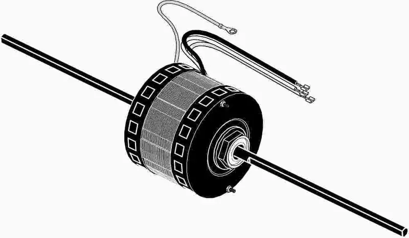Century® 1/5-Hp Double-Shaft Blower Motor 1