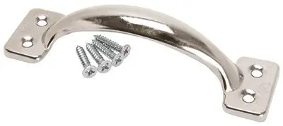 Chrome-Plated 4-Inch Door Pull With Modern Sleek Design 1