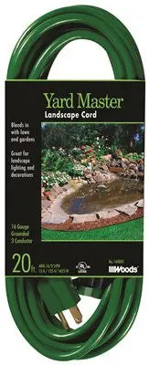 Coleman Yard Master Outdoor Extension Cord – 20 Ft, Green 1