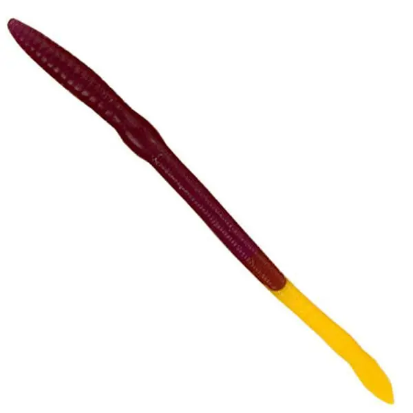 Creme Scoundrel 6" Soft Swimbait – Purple/Yellow Tail 1