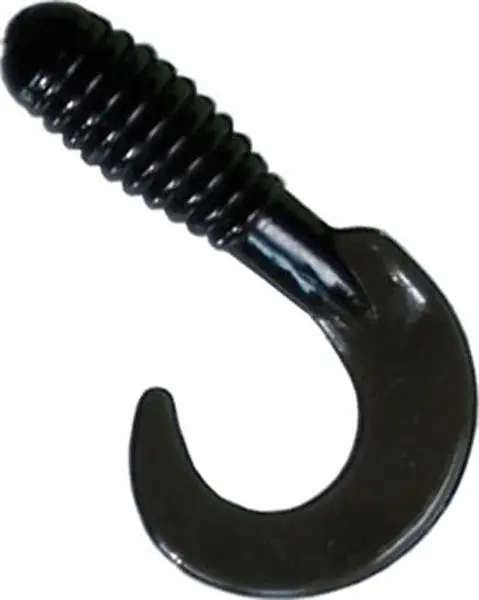 Creme Stinger Curl-Tail Grub – 2 Inches, Yellow Fishing Soft Bait 1