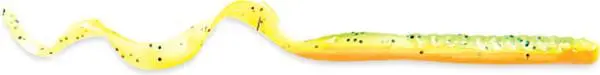 Culpitt 7.5-Inch Soft Plastic Worm – Fire Tiger Color, 18-Bag Pack 1