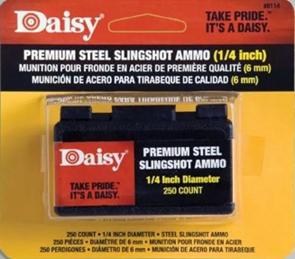 Daisy Steel Slingshot Ammo – 1/4" Diameter 1