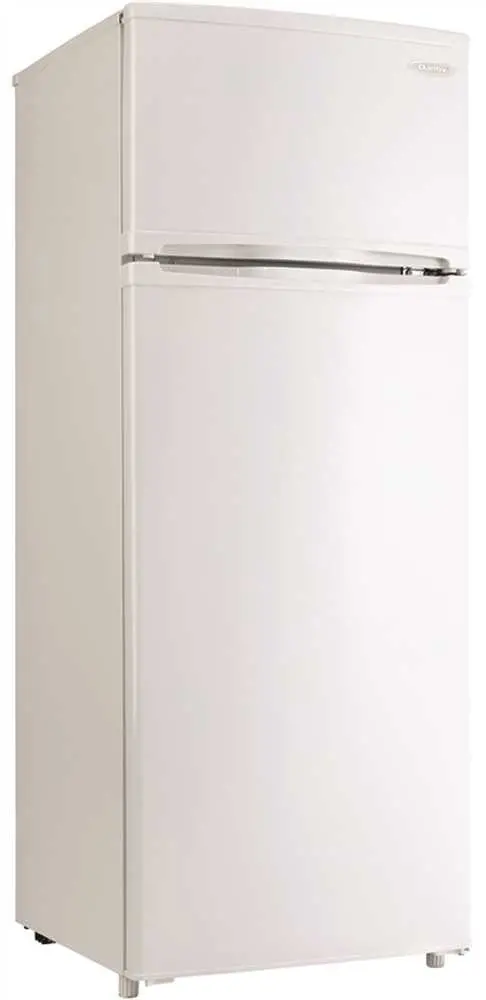 Danby 7.4 Cu. Ft. Top-Freezer Refrigerator – White, Reversible Door 1
