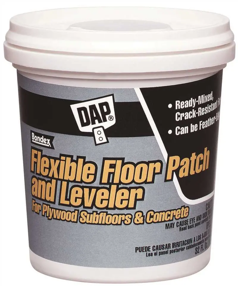 Dap Flexible Floor Patch & Leveler – Light Grey, 1-Gallon Container, Self-Leveling Formula 1