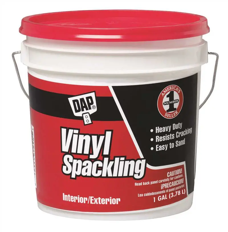 Dap Vinyl Spackle – White, 1 Gallon, Sandable Interior Repair Compound 1