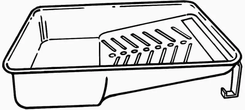 Deluxe Deep-Well Plastic Paint Tray 1