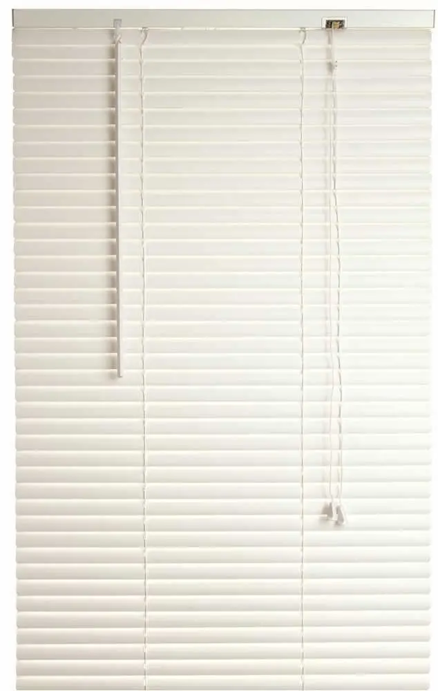 Designer'S Touch® 1" Premium Mini Blinds – White Metal/Vinyl, 59" X 48" 1