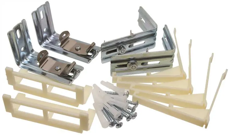 Designer'S Touch Vertical Blind Hardware Kit – Adjustable Mounting System 1
