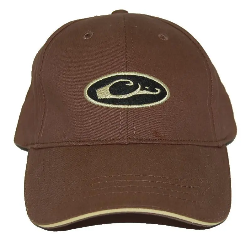 Drake Logo 6-Panel Cap – Brown 1